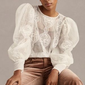 Anthropologie Forever That Girl Lace Blouse
